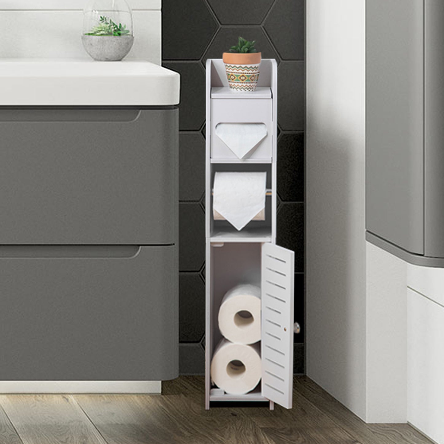 Bathroom Storage Cabinet(Mega)