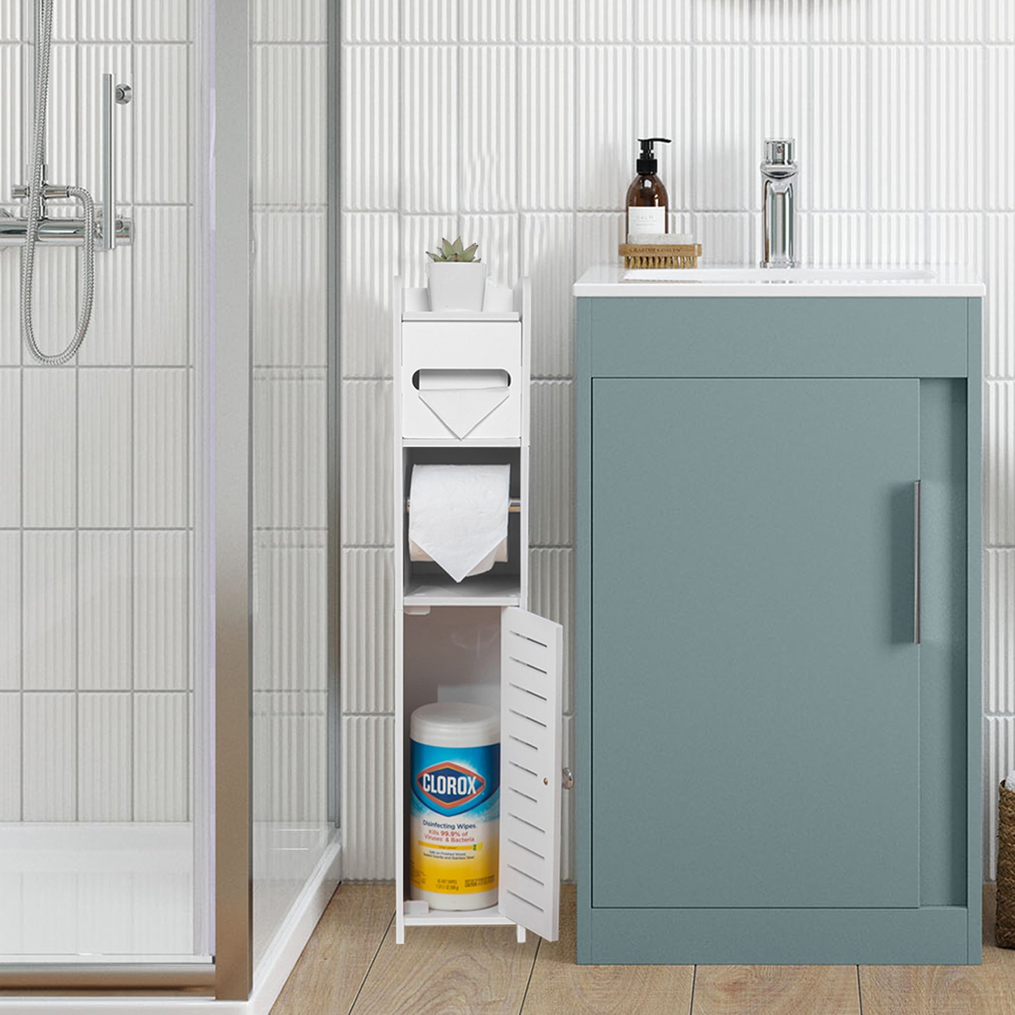 Bathroom Storage Cabinet(Slim)